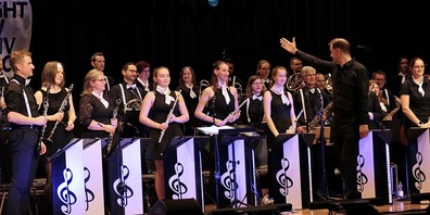 Der Musikverein Berneck präsentierte sich als Big Band