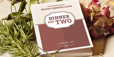 Das "Dinner for two"-Genussbüchlein erscheint für das Jahr 2024 in seiner 11. Auflage.