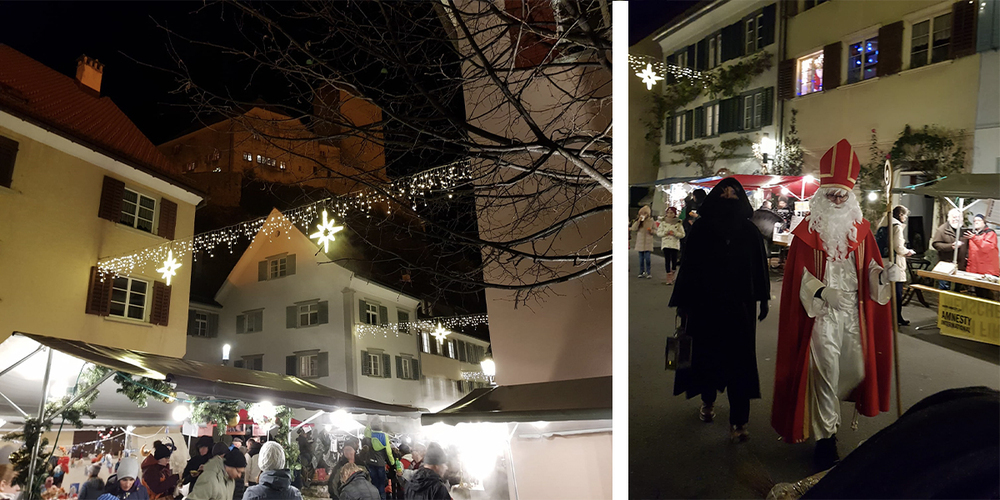 Anziehungspunkt zum Auftakt der  Adventszeit: Der grosse Christkindlimarkt lockt jeweils viele Besucherinnen und  Besucher nach Sargans.