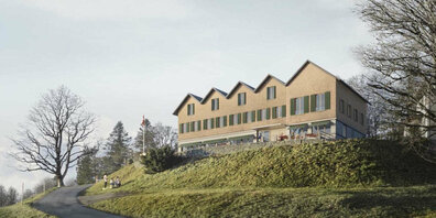 Das Restaurant Bachtel-Kulm  wird vollständig saniert und soll wieder aussehen wie 1920.
