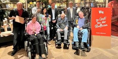 Die Künstler waren auch anwesend