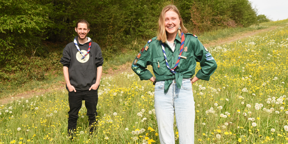 Leslie Bournot und Christian Frei von der Pfadi General Dufour, Rapperswil-Jona