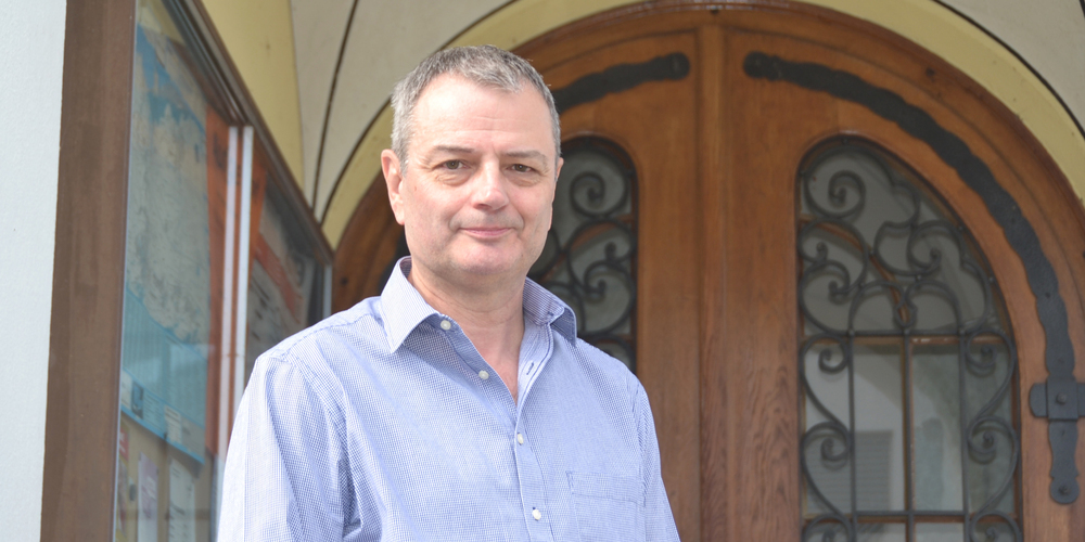 «Was ich mir zum Jubiläum wünsche? Ein eigenes Haus für die Musikschule»: Armin Schmid, Schulleiter der Musikschule Region Obermarch. (Bild: Irene Lustenberger)