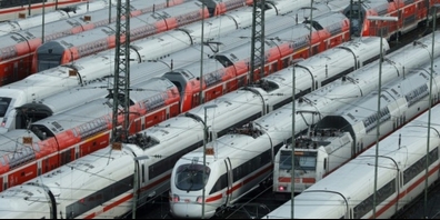 Die Bahn steht still. In Deutschland ist ein Vorwärtskommen derzeit schwierig.