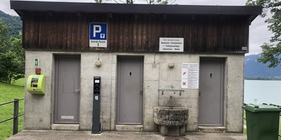 Bald rollstuhlgängig und stufenlos: die laut Amden Weesen Tourismus kostenfreie öffentliche Toilettenanlage in Betlis.
