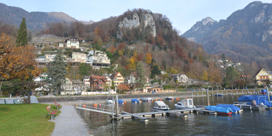 Am Walensee-Ufer in Weesen. (Archivbild)