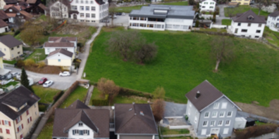 Das Baugrundstück Breitewiese.