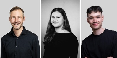 Im Bild v.l.: Florian Kobler, Annette Eugster und Marco Broger.