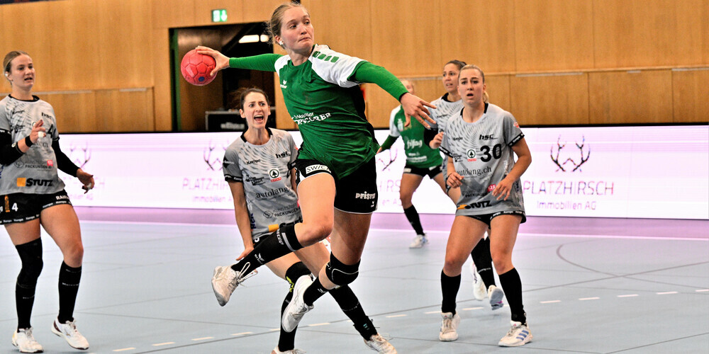 Laurentia Wolf im Spiel gegen den HSC Kreuzlingen