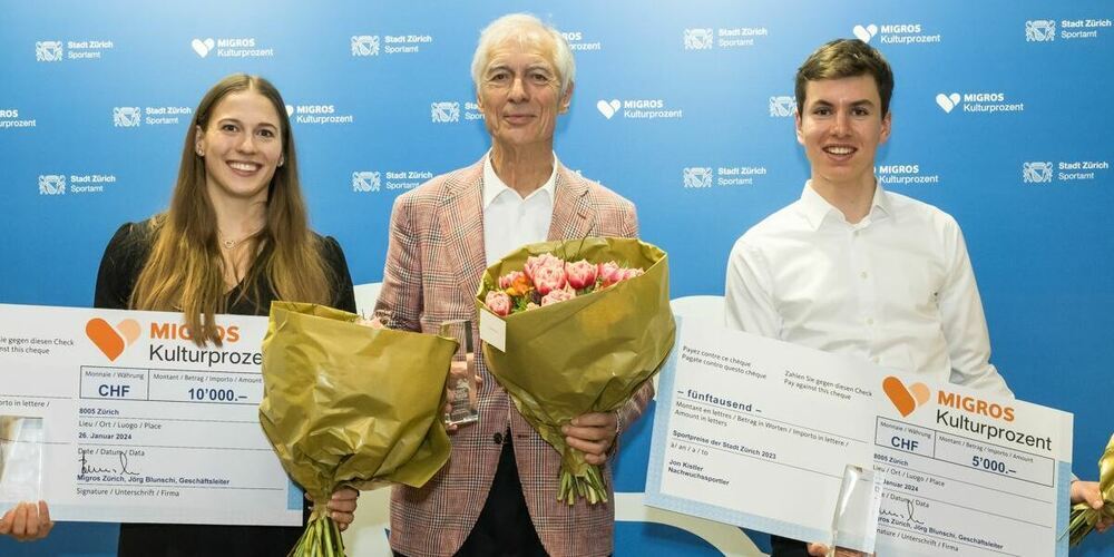 Sie gewannen: Die Stabhochspringerin Angelica Moser, der Skitourenläufer Jon Kistler und der im Tennissport engagierte Alfred Meili.