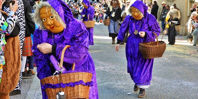 Die Fasnacht Bänggä 2025 hat begonnen. (Symbolbild/Archivbild)