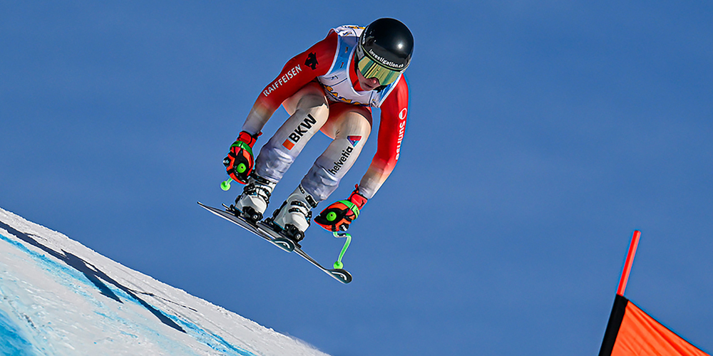 Isabella Pedrazzi fährt die Europacup Abfahrt in Orsière letzte Woche.