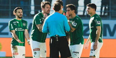 Für den FCSG war die rote Karte gegen Görter ein Fehlentscheid.