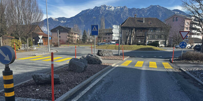 Hier ereignete sich der Unfall.