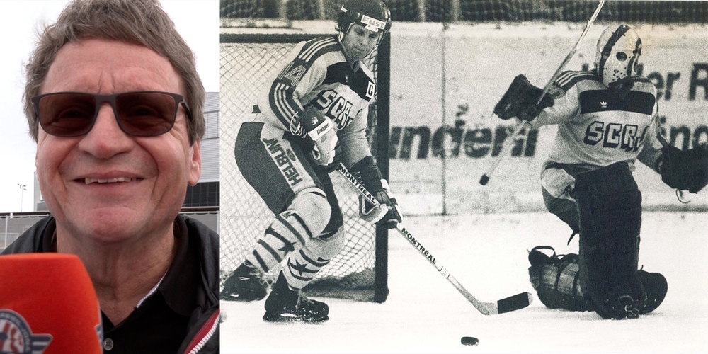 Erst mit 14 Jahren begann Fritz Bhend mit dem Eishockeyspiel – mit 16 Jahren spielte er in der 1. Mannschaft.