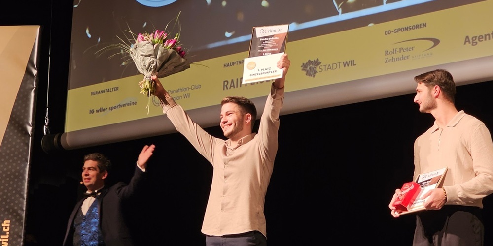 Kunstturner Sandro Brändle vom STV Wil ist Wiler Sportler des Jahres 2023!