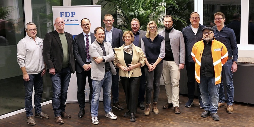 Bei der Neujahrsbegrüssung der FDP Rheintal präsentierten sich die Kantonsratskandidaten