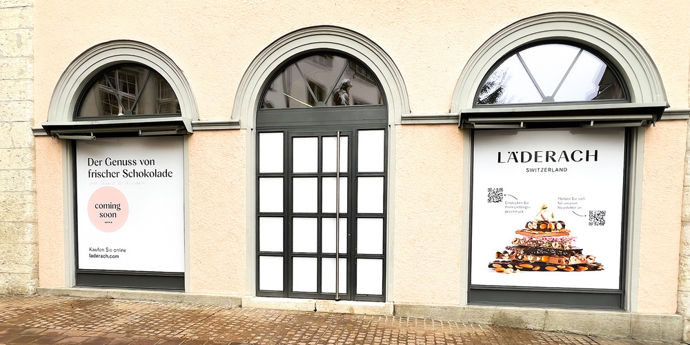 Das genaue Datum steht noch aus, doch Mitte März öffnen die Pforten der neuen Läderach-Filiale an der Vordergasse 18 mitten in der Altstadt von Schaffhausen.