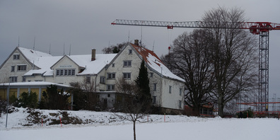 Der Baukran im Nord gilt nicht dem gleichnamigen Hotel, sondern der benachbarten Baustelle, wo Eigentumswohnungen entstehen.