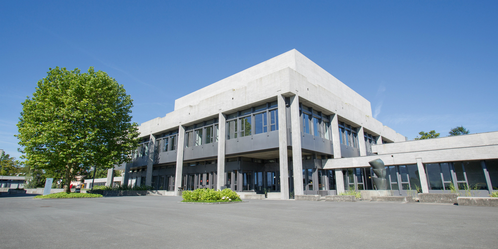 Die HSG ist praktisch menschenleer.