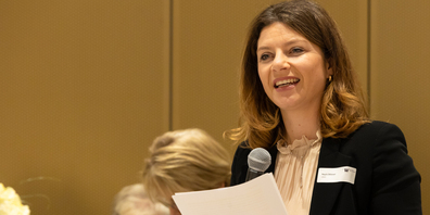 Co-Präsidentin Nayla Stössel begrüsste die Mitglieder der Wirtschaft Region St.Gallen (WISG) im neuen Jahr