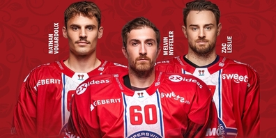 Diese drei Spieler sind am Mittwochnachmittag im Seedamm Center anzutreffen.