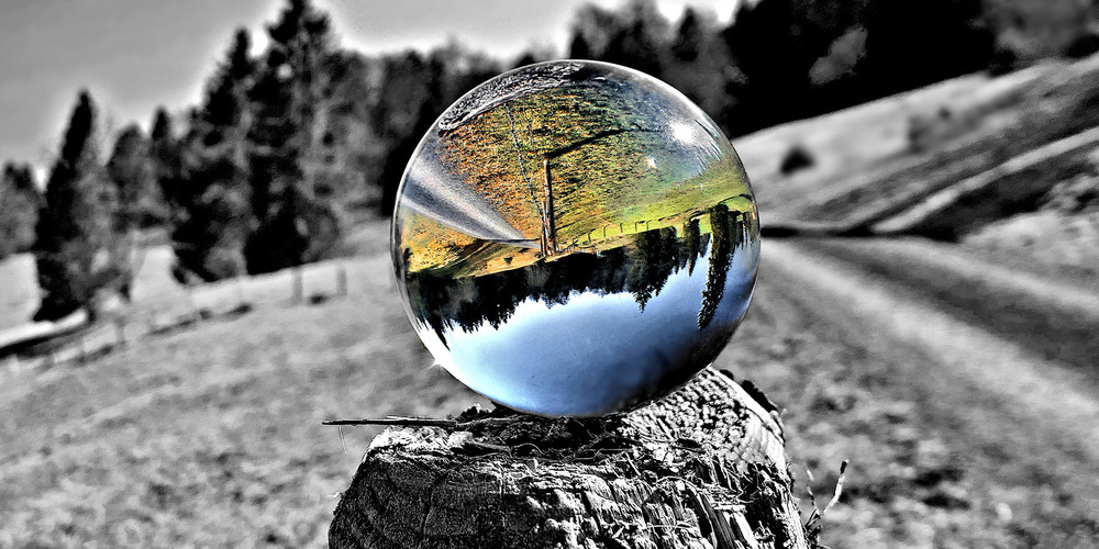 Ein Blick in die berühmte Glaskugel verrät...? (Bild Bruno Füchslin)