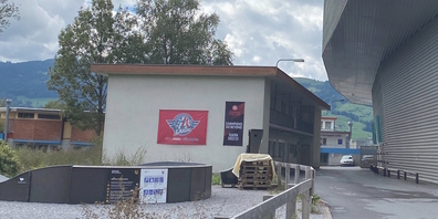 Die Lakers-Geschäftsstelle neben der St.Galler Kantonalbank Arena in Rapperswil. (Archivbild)