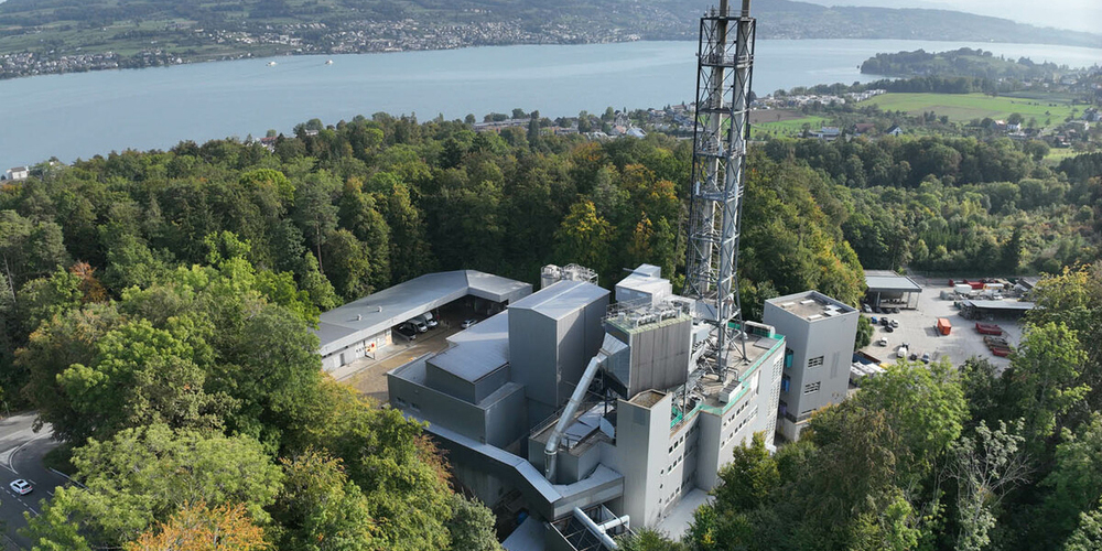 Die Kehrrichtverbrennungsanlage in Horgen am Zürichsee dient als Praxis-Labor für die Speicherung von energie.