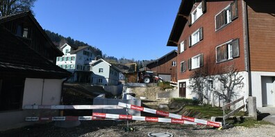 Das ausgeführte Hochwasserschutzprojekt Dorfbach beim «Wöschhüsli». 