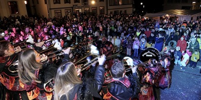 Das Mönsterli Berneck war wieder ein Fest für alle Guggen und Fans