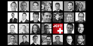 Die 27 Mitglieder der JCI Ausserschwyz. (Bild: zvg)