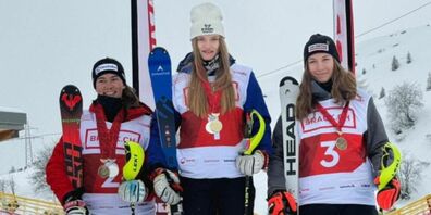 Die strahlende U18-Schweizermeisterin Elin Romer.