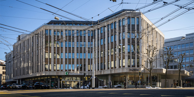 Der Hauptsitz der Kantonalbank in St.Gallen.