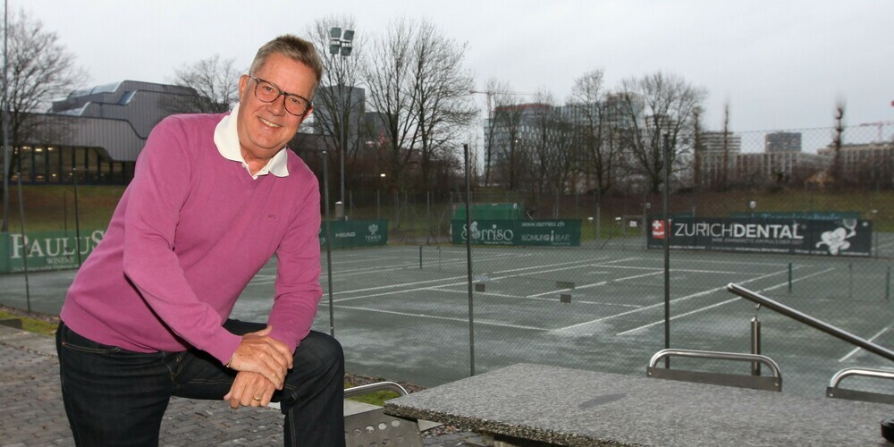 Er ist die treibende Kraft, wenn es um die Rettung des Tennisclubs Oerlikon geht: Präsident Ralph Sträuli. 