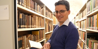 Historiker Albert Holenstein von der Stiftsbibliothek St.Gallen obliegt die Projektleitung zur Digitalisierung der Gemeindearchive.