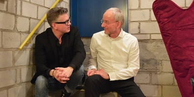 Im Bild v.i.: Hugo Bollschweiler und  Kurt Pius Koller.