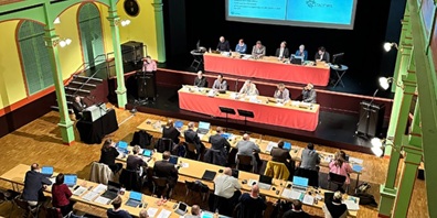 Das Wiler Stadtparlament tagte am 26. September 2024 in der Tonhalle.