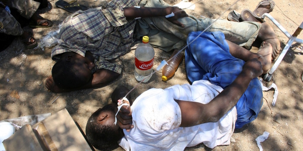 Seit einem Jahr ist Simbabwe von einem neuerlichen Cholera-Ausbruch betroffen. (Archivbild)