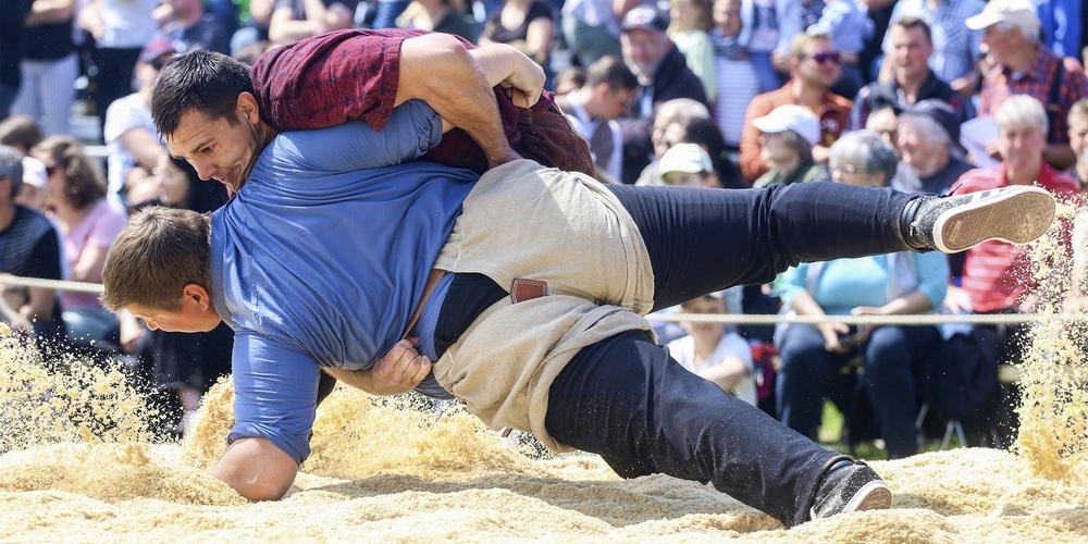 Am 128. Nordostschweizer Schwingfest werden 150 Schwinger vom NOSV erwartet. (Archivbild)