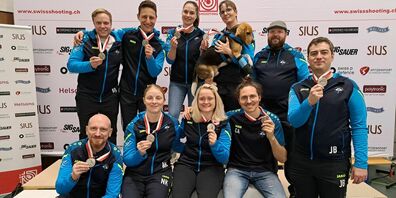 Die Gossauer Sportschützen holten sich den Vizemeister Titel.