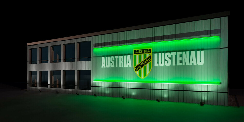 Das Austria-Center soll im Anschluss an das Clubheim gebaut werden.