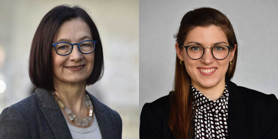 Yvonne Gilli (links), Franziska Ryser (rechts)