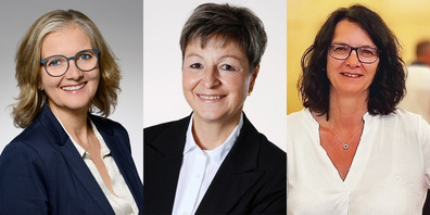 Drei Gemeindepräsidentinnen: Heidi Romer-Jud (Benken), Daniela Brunner-Gmür (Kaltbrunn) und Gabriela Tremp (Schänis).