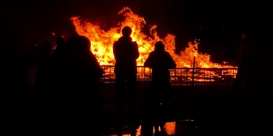 Ein Bild der Krise – zum Glück nur kurz.