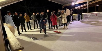 Das Eisstockschiessen war auch in dieser Saison sehr beliebt.
