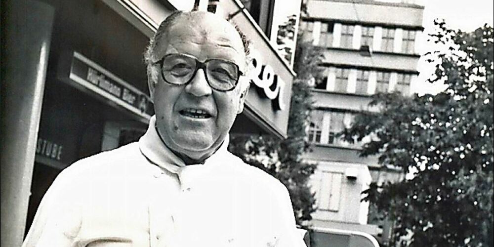 Der Starkoch Sepp Kopp vor dem «Clipper».