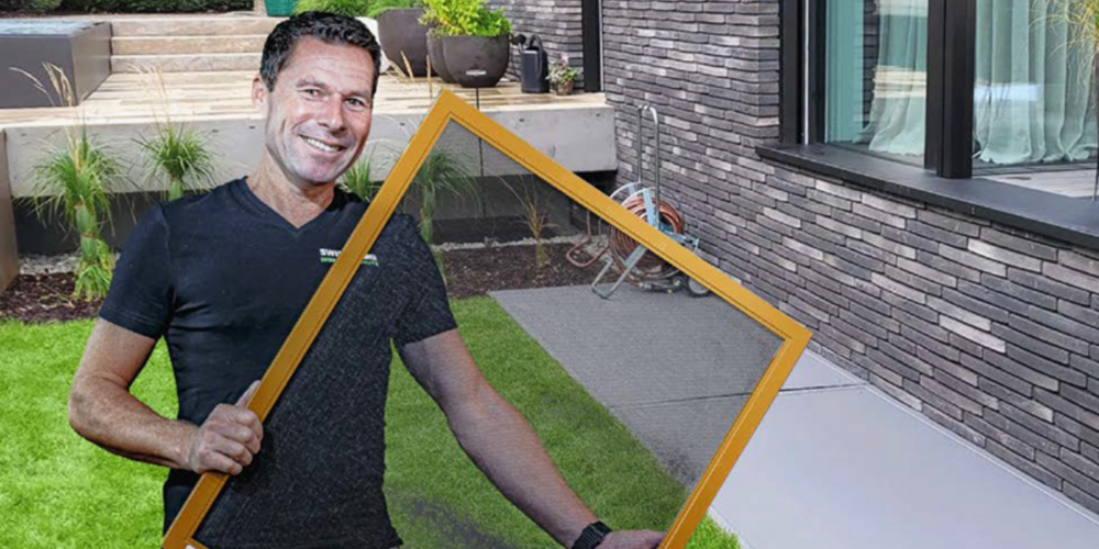 Matthias Winkler ist der Profi in Sachen Insektenschutzgitter.