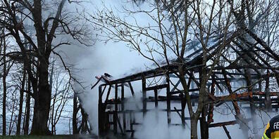 Die Leiche des Mannes war am Samstagmorgen in der Brandruine entdeckt worden.