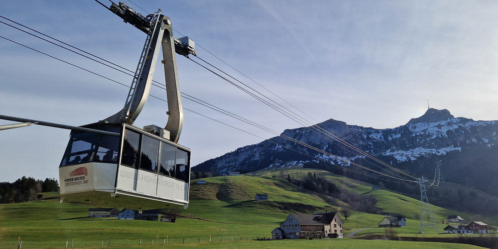 Umfangreiche Revisionsarbeiten bei der Seilbahn Brülisau-Hoher Kasten